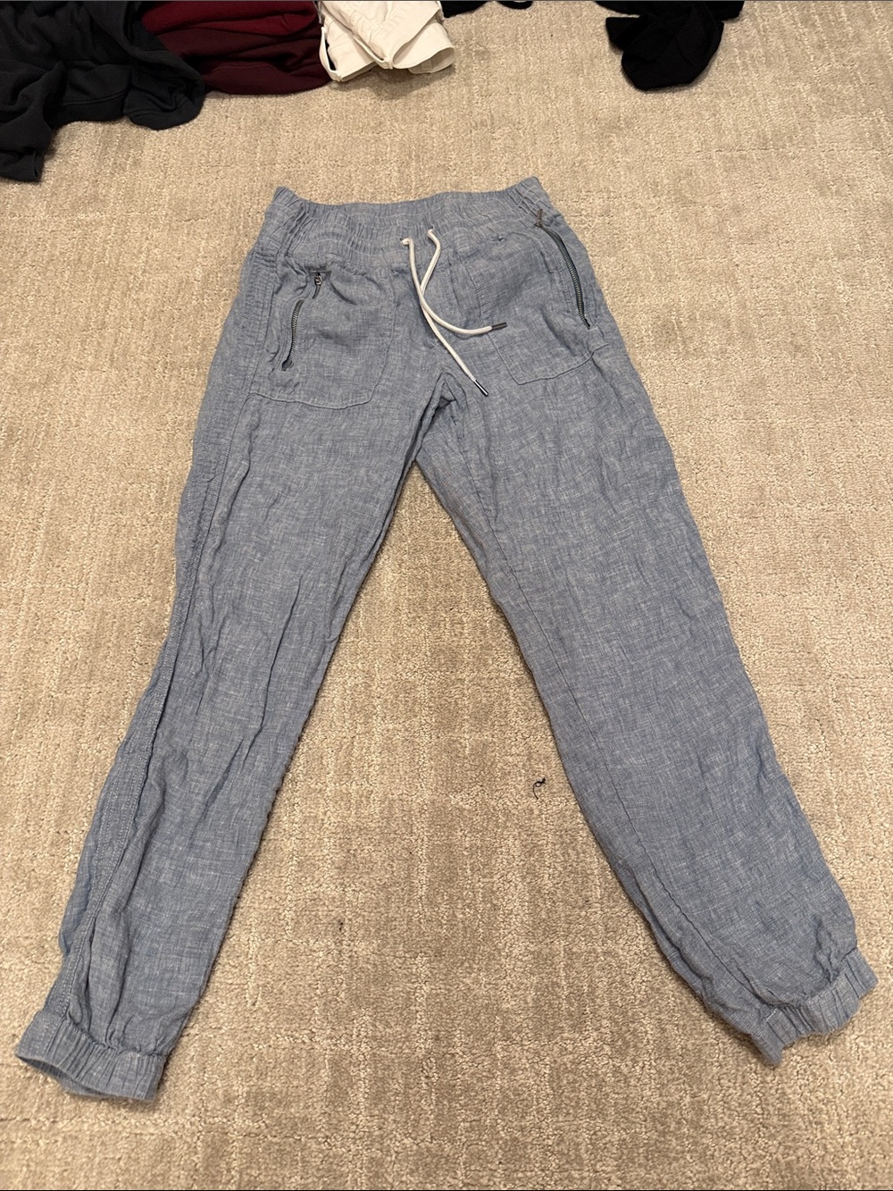 Athleta linen Jogger Pants